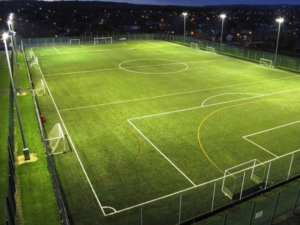 Quadra de futebol society